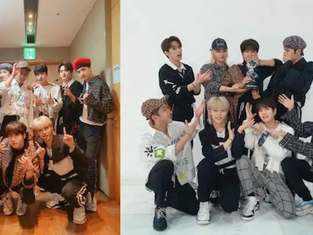 「Stray Kids」、「M COUNTDOWN」1位祝う…「1位歌手のように見えますか？」（画像提供:wowkorea）