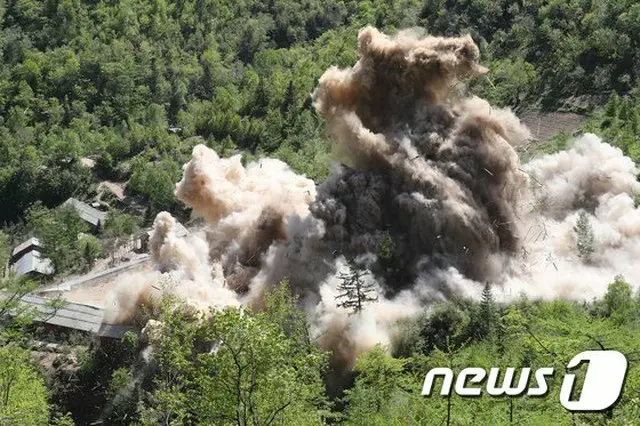 北朝鮮の豊渓里核実験場周辺の道路・橋梁、台風で流失＝38ノース（画像提供:wowkorea）