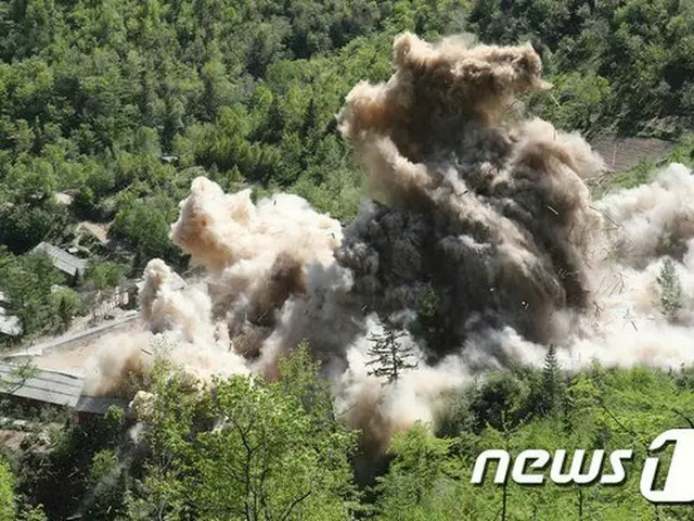 北朝鮮の豊渓里核実験場周辺の道路・橋梁、台風で流失＝38ノース（画像提供:wowkorea）