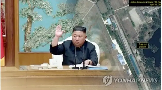 金正恩氏＝（聯合ニュースTV）