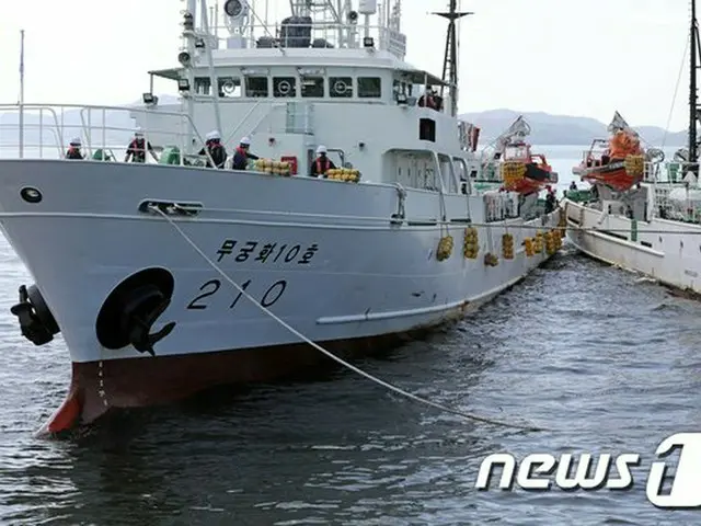 北朝鮮軍に銃殺された韓国の漁業指導員が乗船していた漁業指導船“ムグンファ10号”（画像提供:wowkorea）