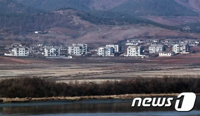韓国の坡州から見える、北朝鮮 黄海北道の風景（画像提供:wowkorea）