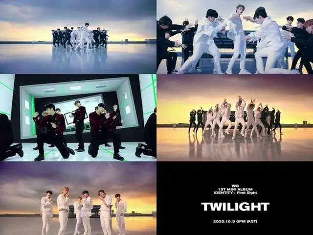 「WEi」の1stミニアルバム「IDENTITY : First Sight」のタイトル曲「TWILIGHT」の第2弾ミュージックビデオティーザーが公開された。（画像提供:wowkorea）