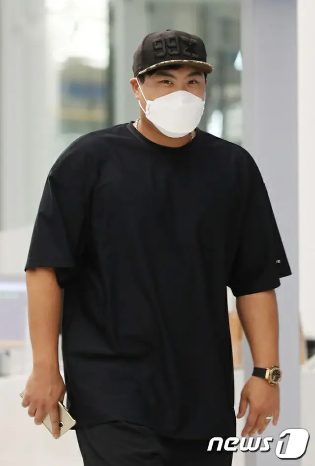 シーズン終えたリュ・ヒョンジン、仁川国際空港に到着（画像提供:wowkorea）