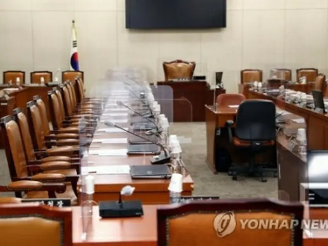 国会の国政監査会場（国会提供）＝（聯合ニュース）≪転載・転用禁止≫
