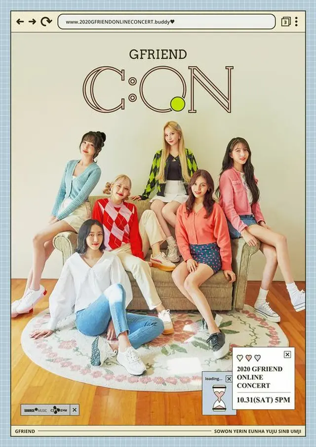 「GFRIEND」、31日に初オンラインコンサート「G C:ON」を開催（画像提供:wowkorea）