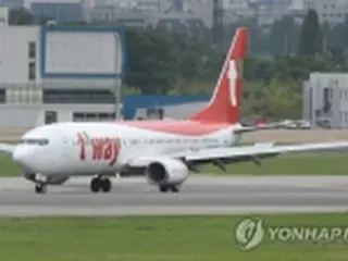 仁川発の関空と成田行き　ティーウェイ航空が来月運航再開