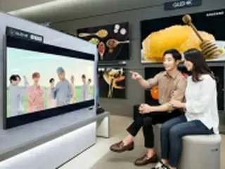 サムスン電子　世界のテレビ売り場でBTSのMV放映