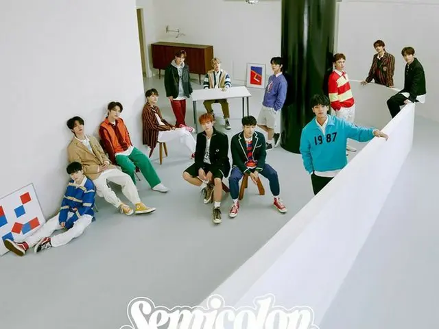 「SEVENTEEN」のスペシャルアルバム「’; [Semicolon]」の団体オフィシャルフォトが公開された。（画像提供:wowkorea）