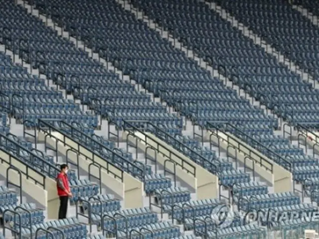 プロ野球の試合は無観客で行われていた（資料写真）＝（聯合ニュース）