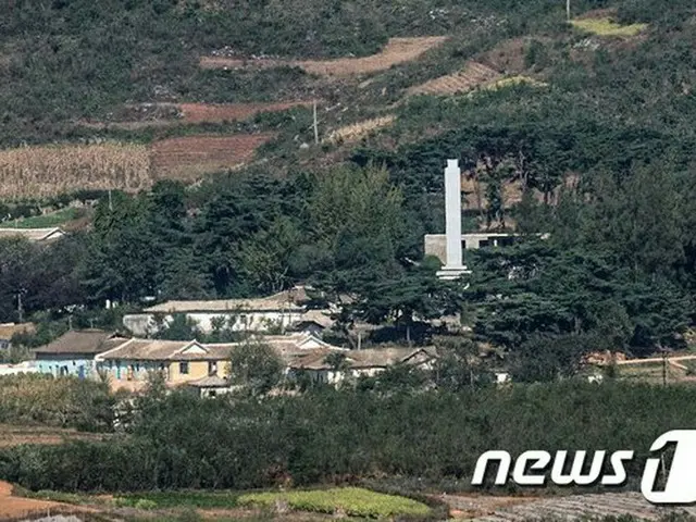 韓国の坡州から見える、北朝鮮の風景（画像提供:wowkorea）