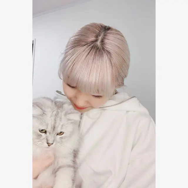 「NiziU」のMAYUKA＆MAYA、猫や犬とのモフモフ感あふれるショットで近況報告「明日もステキな日になりますように」。（画像:「NiziU」公式インスタグラム）
