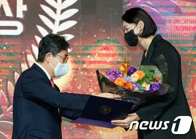 キム・ヨンギョン、バレーボール初の大韓民国体育賞を受賞（画像提供:wowkorea）