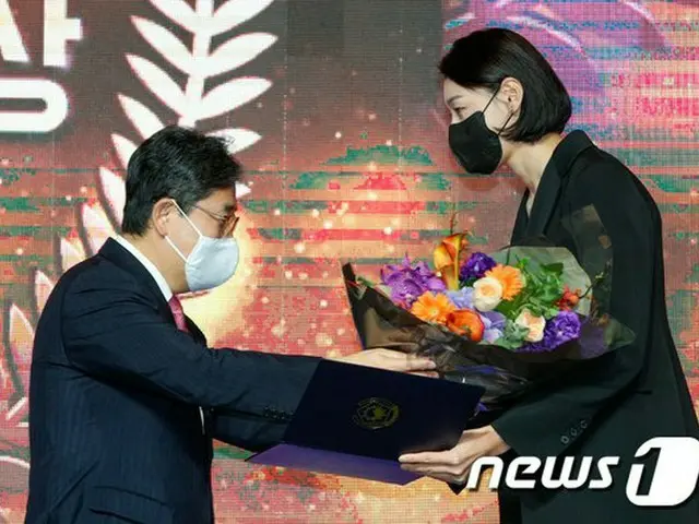 キム・ヨンギョン、バレーボール初の大韓民国体育賞を受賞（画像提供:wowkorea）