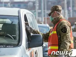 在韓米軍の将兵・家族4人、新型コロナ感染＝米チャーター機で入国