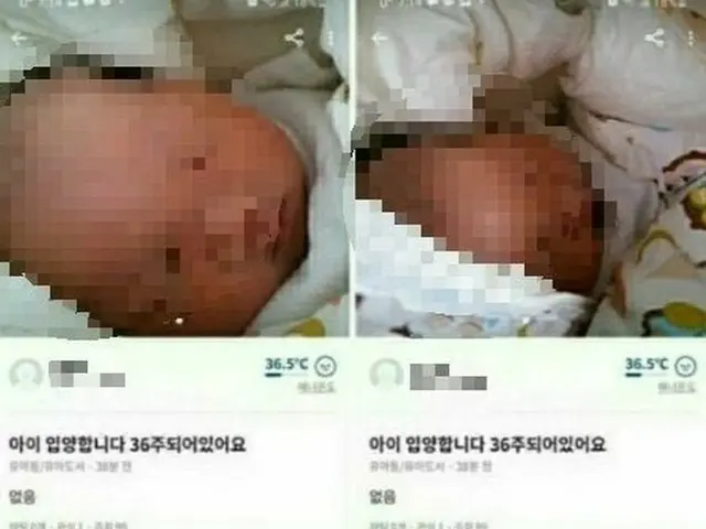 20代シングルマザー、産まれて間もない赤ちゃんを20万ウォン（約1万8千円）でフリマアプリに出品… 赤ちゃんは保護施設へ＝韓国（画像提供:wowkorea）