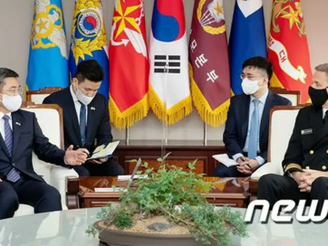 徐旭 韓国国防相とデービットソン米インド太平洋軍司令官（画像提供:wowkorea）