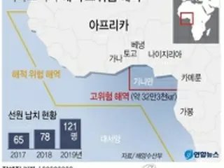 西アフリカ・ギニア湾での操業に罰金を検討　海賊対策＝韓国政府