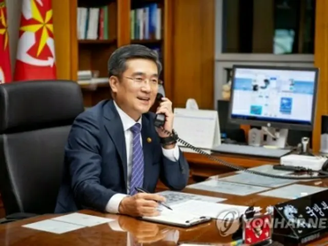 徐旭国防部長官（同部提供）＝（聯合ニュース）≪転載・転用禁止≫