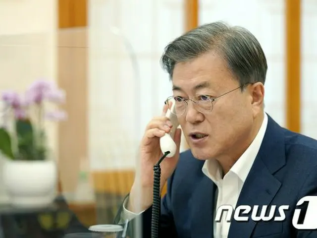 文在寅 韓国大統領は22日、トカエフ大統領と電話会談をもった（画像提供:wowkorea）