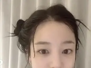 女優キョン・ミリの娘イ・ユビ、ツインお団子ヘア…秘訣はホームケア？