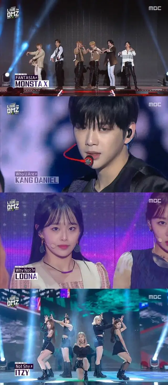 K-POPスターたちが「DMZコンサート」を通じて朝鮮半島の平和と調和を願った。（画像提供:OSEN）
