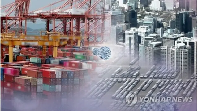韓国の４～６月期の貿易量が前年同期比１８．３%減少した＝（聯合ニュースＴＶ）