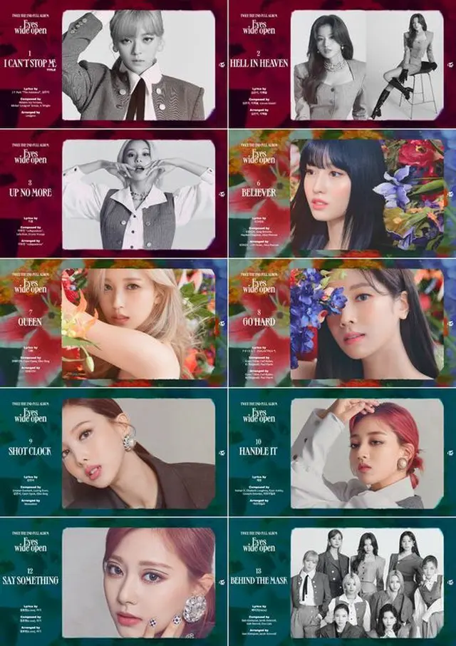 「TWICE」がニューアルバム「Eyes wide open」のハイライトメドレーを初公開した。（画像提供:wowkorea）