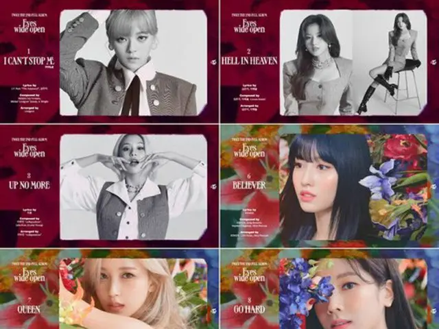 「TWICE」がニューアルバム「Eyes wide open」のハイライトメドレーを初公開した。（画像提供:wowkorea）