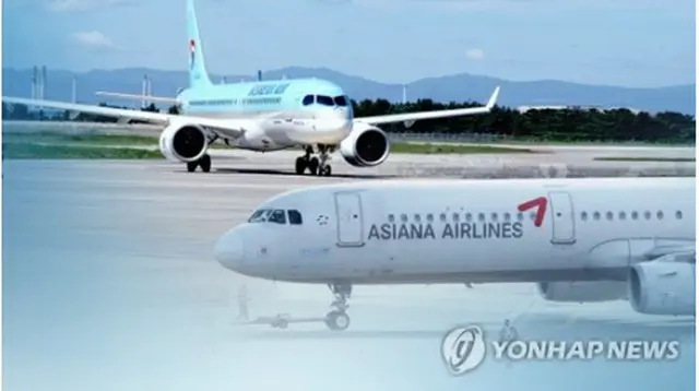 韓国航空各社がアジア路線を中心に運航を徐々に拡大している（コラージュ）＝（聯合ニュース）
