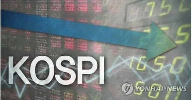 ２７日のＫＯＳＰＩは続落した＝（聯合ニュース）