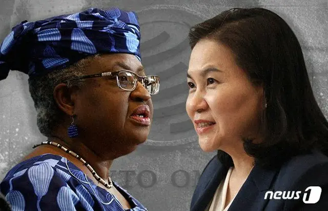 韓国の兪明希 通商交渉本部長とナイジェリアのヌコジ・オコンジョイウェアラ元財務相（画像提供:wowkorea）
