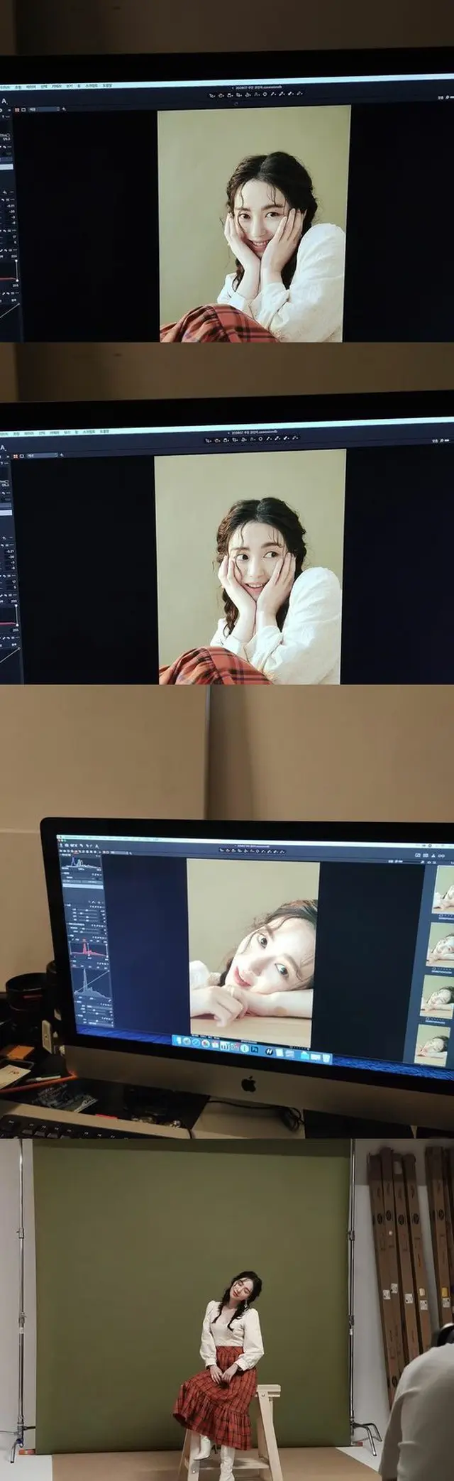 「AOA」元メンバークォン・ミナが新しいプロフィール写真と撮影現場などを公開した。（画像提供:OSEN）