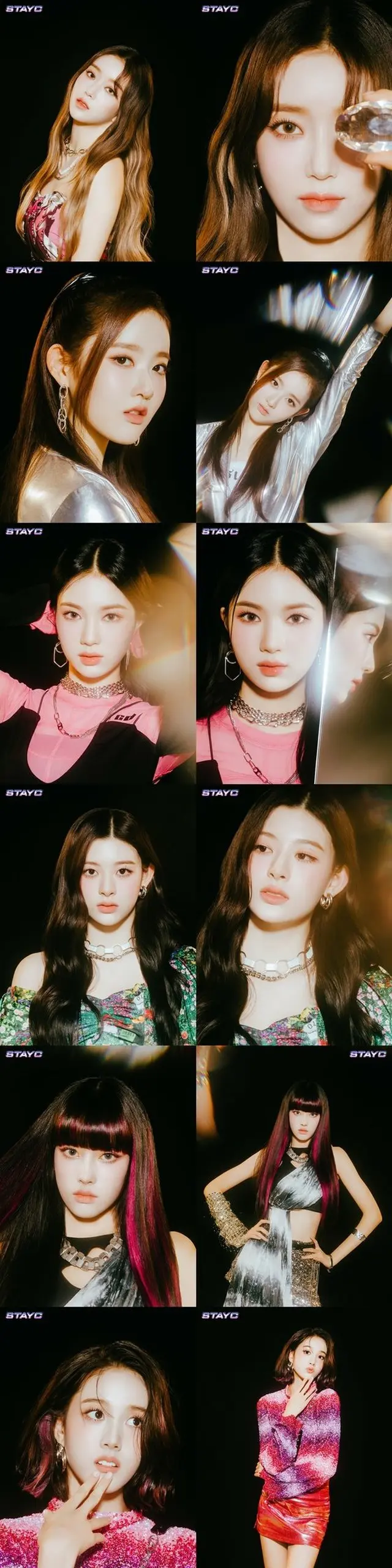 「ブラック・アイド・ピルスン」のガールズグループ「STAYC」、メンバー全員ビジュアル公開（画像提供:wowkorea）