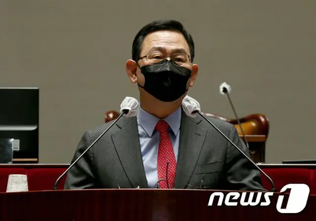 韓国最大野党“国民の力”の朱豪英 院内代表（画像提供:wowkorea）