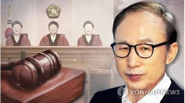 李明博被告＝（聯合ニュースＴＶ）