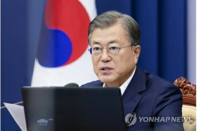 文大統領２日、ソウル（聯合ニュース）