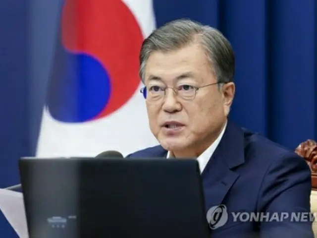 文大統領２日、ソウル（聯合ニュース）