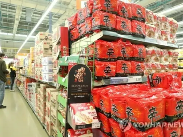 韓国製の即席麺（資料写真）＝（聯合ニュース）