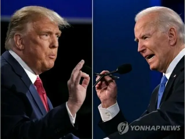 トランプ氏（左）とバイデン氏＝（ＡＦＰ＝聯合ニュース）