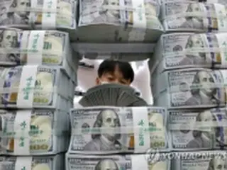 韓国の外貨準備高４２６５億ドル　７カ月連続増加