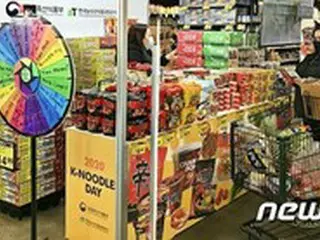”Kヌードル”人気でラーメン輸出5億ドル突破、歴代最高実績＝韓国
