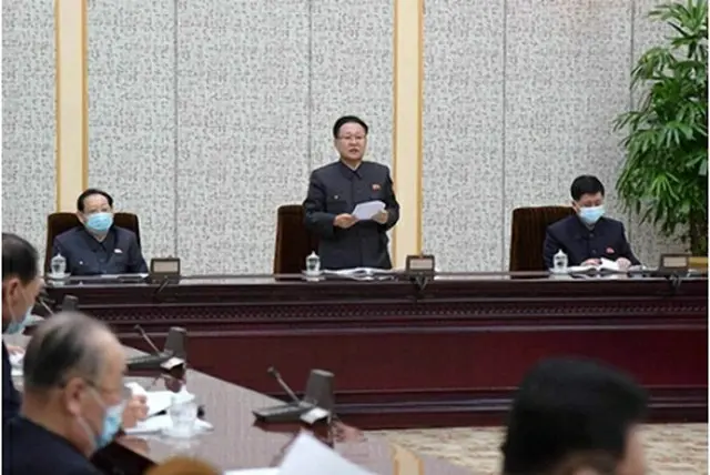 朝鮮労働党機関紙「労働新聞」は最高人民会議常任委員会が開かれたと報じた＝（聯合ニュース）≪転載・転用禁止≫