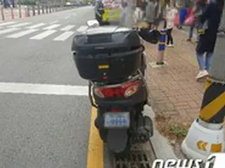 スクールゾーンでオートバイが小学1年生と衝突＝韓国釜山