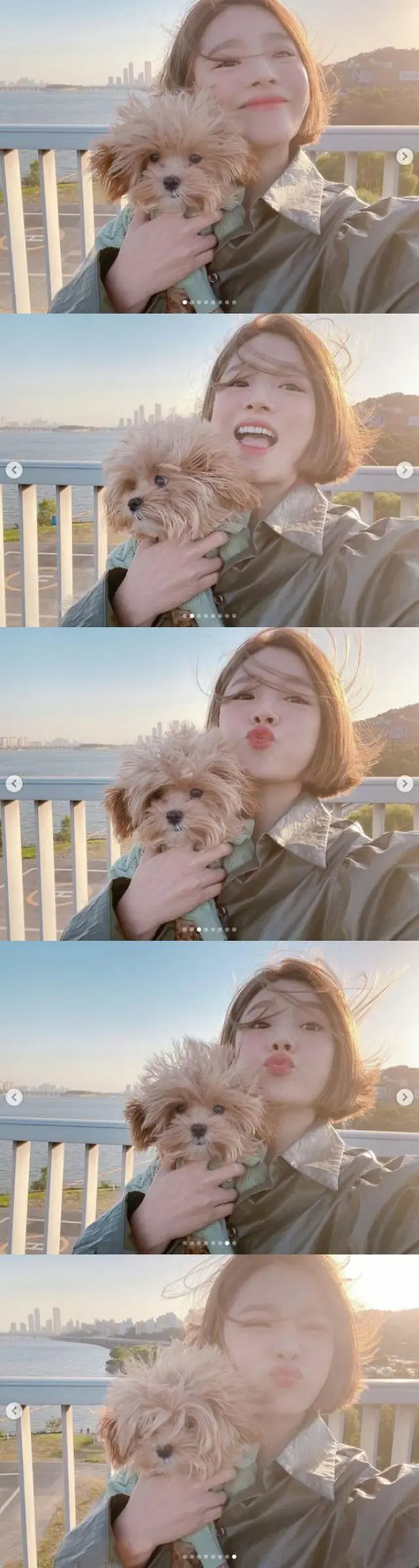 歌手Ben、結婚を控えて愛らしくなった美貌…愛犬との幸せなひと時（画像提供:wowkorea）