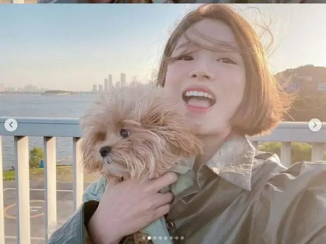歌手Ben、結婚を控えて愛らしくなった美貌…愛犬との幸せなひと時（画像提供:wowkorea）