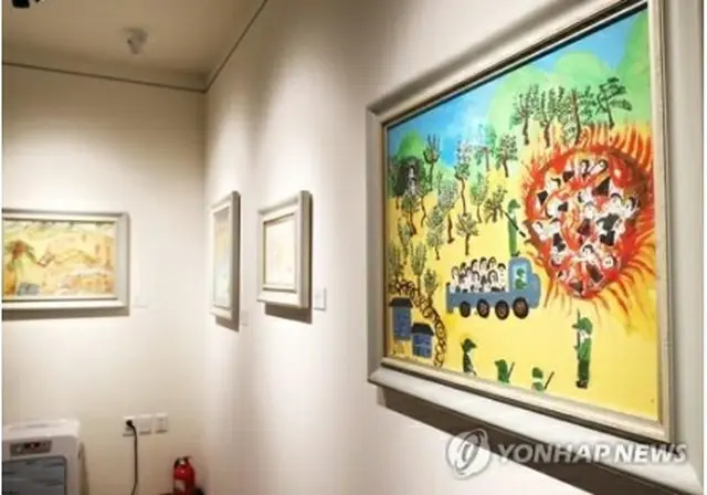 慰安婦被害者が描いた絵（資料写真）＝（聯合ニュース）