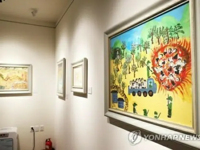 慰安婦被害者が描いた絵（資料写真）＝（聯合ニュース）