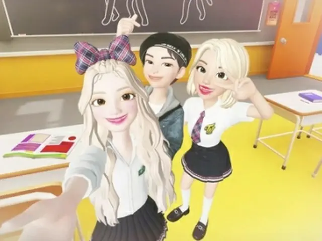 ＴＷＩＣＥの３Ｄアバター（Ｎａｖｅｒ　Ｚ提供）＝（聯合ニュース）≪転載・転用禁止≫