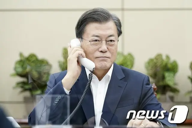 文在寅 韓国大統領は、ジョンソン英国首相と電話会談をした（画像提供:wowkorea）